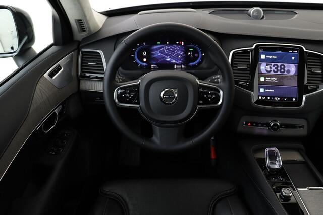 Volvo XC90 T8 PLUG-IN HYBRID AWD ULTRA DARK *FULL OPTIONS!* -PANO.DAK|BOWERS&WILKINS|GEVENT.LEDER+MASSAGE|LUCHTVERING|ADAP.LED|TREKHAAK|360°CAM|NL-AUTO