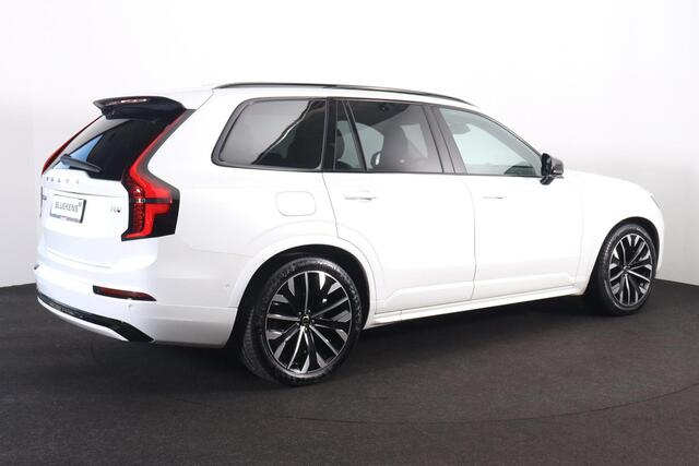 Volvo XC90 T8 Recharge AWD Ultra Dark - Luchtvering - Panorama/schuifdak - IntelliSafe Assist & Surround - 360º Camera - Bowers & Wilkins audio - Verwarmde voorstoelen, stuur & achterbank - Parkeersensoren voor & achter - Elektr. bedienb. voorstoelen met geheugen -