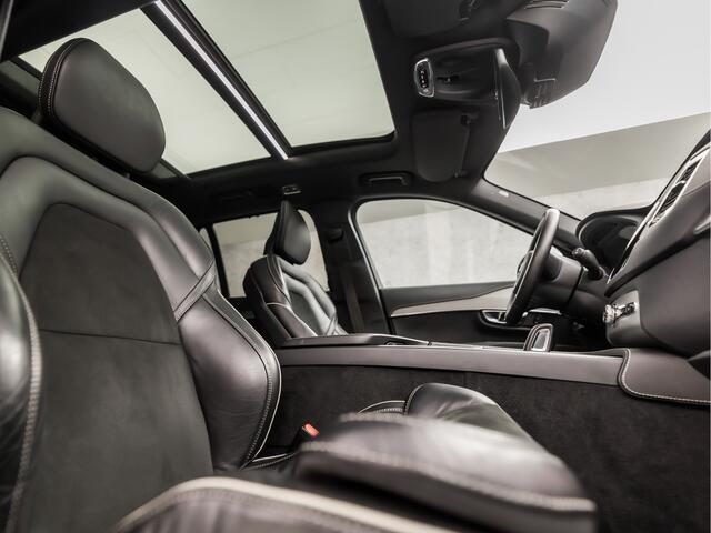 Volvo XC90 2.0 T8 Recharge AWD R-Design Inscription 7 Persoons 391Pk Automaat (PANORAMADAK, MEMORY SEATS, HARMAN/KARDON, 360 CAMERA, TREKHAAK, LEDER, STUUR/STOELVERWARMING, ZWART HEMEL, ADAPTIVE CRUISE, KEYLESS, NIEUWSTAAT)