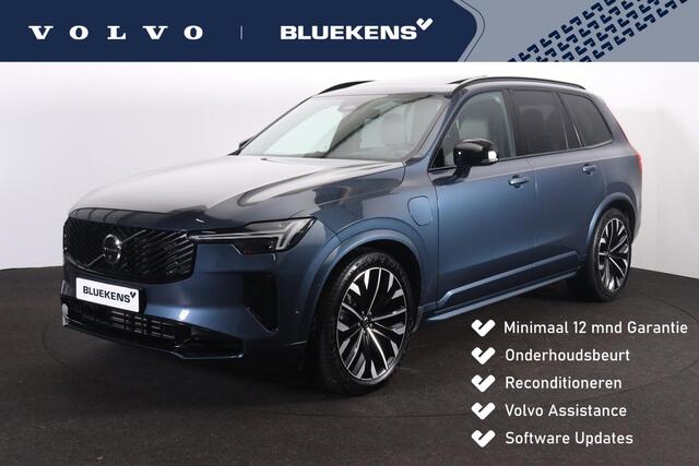 Volvo XC90 T8 Recharge AWD Ultra Dark - Luchtvering - Panorama/schuifdak - IntelliSafe Assist & Surround - 360º Camera - Bowers & Wilkins audio - Adaptieve LED koplampen - Verwarmde voorstoelen, stuur & achterbank - Parkeersensoren voor & achter - Elektr. bedienb. v