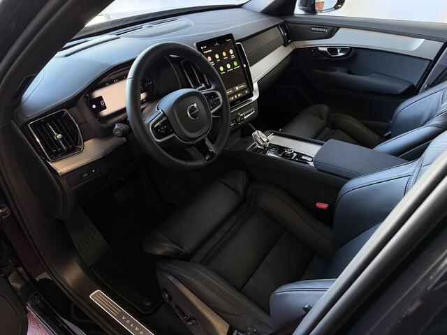 Volvo XC90 2.0 T8 456 PK PHEV AWD 7P BLACK EDITION PLUS LUCHTVERING SCHUIFDAK STOEL/STUUR.VERW ELEK.TREKHAAK HARMAN KARDON PANORAMA STANDKACHEL HEADUP
