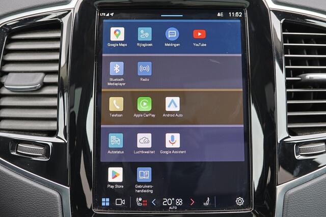 Volvo XC90 T8 Recharge AWD Ultimate Bright - Panorama/schuifdak - IntelliSafe Assist & Surround - 360º Camera - Harman/Kardon audio - Adaptieve LED koplampen - Verwarmde voorstoelen, stuur & achterbank - Parkeersensoren voor & achter - Elektr. bedienb. voorstoelen m