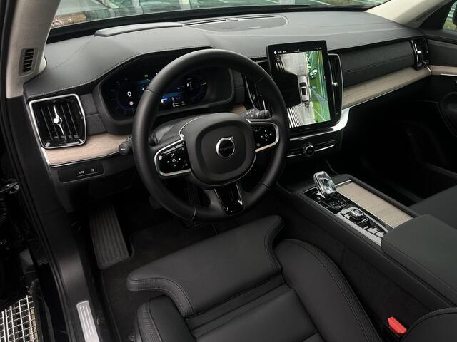 Volvo XC90 2.0 T8 Plug-in hybrid AWD Ultra Dark Black Edition, PHEV, Long range, Automaat, Luchtvering, Panoramadak, Stoel- en stuurverwarming, Parkeercamera, Park assist voor- en achter