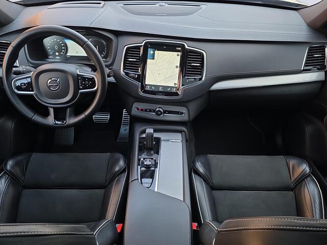 Volvo XC90 2.0 T8 Recharge AWD R-Design Ultimate Dark /Apple Carplay/Luchtvering/360 camera/Panodak/Stoel-stuurverw./HUD/H&K audio/Adaptive Cruise/Full LED/Trekhaak/(MET GARANTIE*)