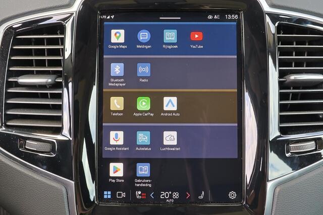 Volvo XC90 T8 Recharge AWD Ultra Bright - Panorama/schuifdak - IntelliSafe Assist & Surround - Harman/Kardon audio - Adaptieve LED koplampen - Parkeercamera achter - Verwarmde voorstoelen, stuur & achterbank - Parkeersensoren voor & achter - Head up display - Elektr