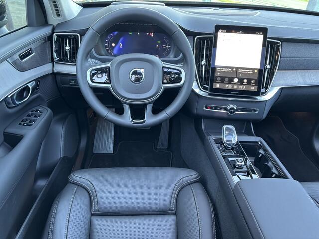 Volvo XC90 2.0 T8 Plug-in hybrid AWD Ultra Bright PHEV, Long range, Automaat, Luchtvering, Panoramadak, Stoelmassage, Stoelkoeling, Stoelverwarming, Stuurverwarming, 22 inch wielen, Extra getint glas, Elektrische stoelen