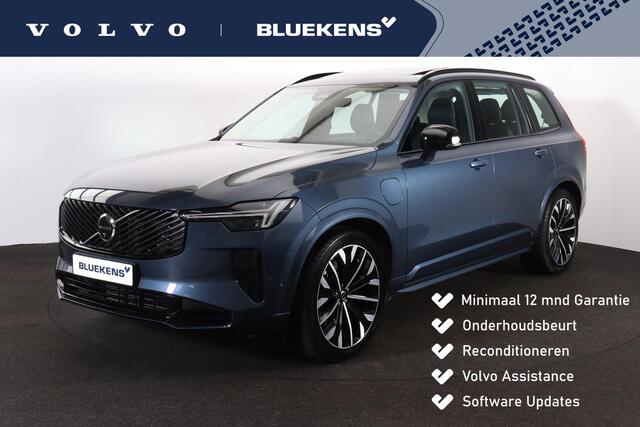 Volvo XC90 T8 Recharge AWD Ultra Dark - Luchtvering - Panorama/schuifdak - IntelliSafe Assist & Surround - 360º Camera - Bowers & Wilkins audio - Adaptieve LED koplampen - Verwarmde voorstoelen, stuur & achterbank - Parkeersensoren voor & achter - Elektr. bedienb. v