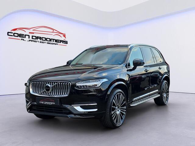 Volvo XC90 2.0 T8 Recharge AWD Inscription /Luchtvering/Apple Carplay/Panodak/Vol leder/Stoel-stuurverw./Adaptive cruise/Parksens.+Camera/Achterbankverw./22''lmv/DAB+/(MET GARANTIE*)