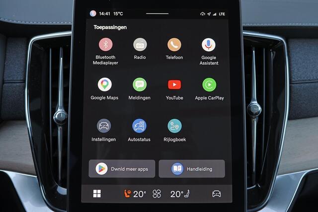 Volvo XC90 T8 Recharge AWD Plus Dark - Panorama/schuifdak - IntelliSafe Assist & Surround - 360º Camera - Harman/Kardon audio - Adaptieve LED koplampen - Verwarmde voorstoelen, stuur & achterbank - Parkeersensoren voor & achter - Elektr. bedienb. voorstoelen met geh