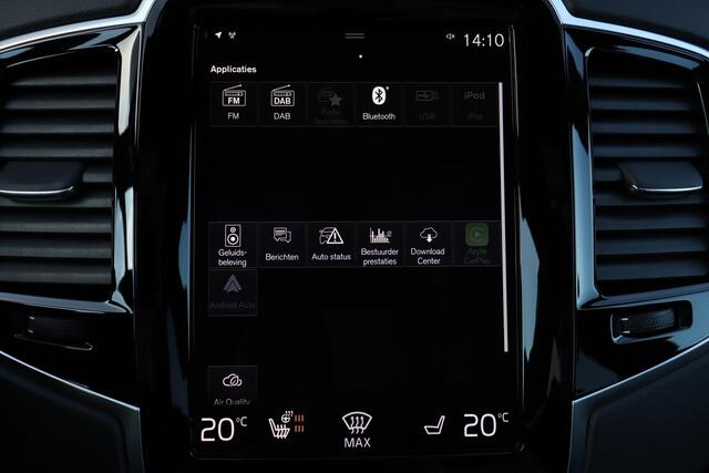 Volvo XC90 T8 Recharge AWD R-Design - Panorama/schuifdak - IntelliSafe Assist & Surround - Harman/Kardon audio - Adaptieve LED koplampen - Elektr. bedienb. voorstoelen met geheugen - Parkeercamera achter - Verwarmde voorstoelen & stuur - Head up display - Climate-Co