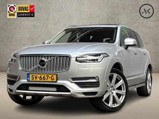 Volvo XC90 2.0 T8 Twin Engine AWD Inscription 7 Persoons 408Pk Automaat (PANORAMADAK, LUCHTVERING, BOWERS&WILKINS, TREEPLANKEN, HEAD-UP DISPLAY, STOELKOELING/VERWARMING, CAMERA, MEMORY SEATS, STOELVERWARMING ACHTER, ELEK ACHTERKLEP, NIEUWSTAAT)
