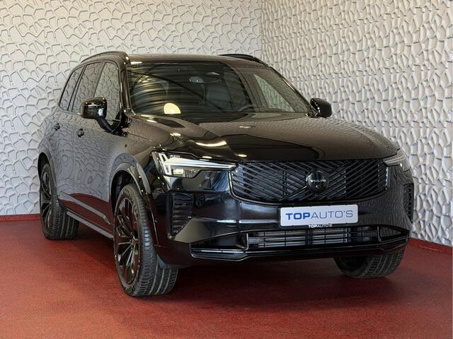Volvo XC90 2.0 T8 456 PK PHEV AWD 7P BLACK EDITION PLUS LUCHTVERING SCHUIFDAK STOEL/STUUR.VERW ELEK.TREKHAAK HARMAN KARDON PANORAMA STANDKACHEL HEADUP ? Top Auto's Wijchen , Altijd een Ruim aanbod van Volvo's i BUSINESS / CORE / BRIGHT / DARK / ULTRA DARK / PLUS D