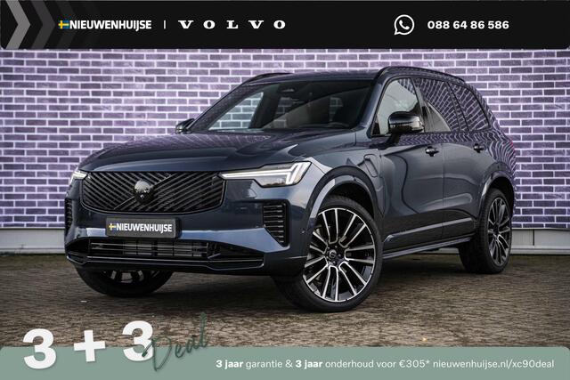 Volvo XC90 2.0 T8 Plug-in hybrid AWD Ultra Black Ed. Exec. | Executive | Luchtvering | Gelaagd Glas | Bowers & Wilkins | Massage & Ventilatie Stoelen | Panoramadak |