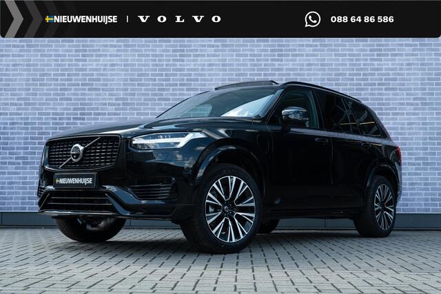 Volvo XC90 2.0 T8 Recharge AWD Ultimate Dark | Adaptieve Cruise Control | Panoramadak | Luchtvering | Trekhaak | 360° Parkeercamera | Stoel-/Stuurverwarming | Nappa Lederen Sportstoelen | Head-Up Display |