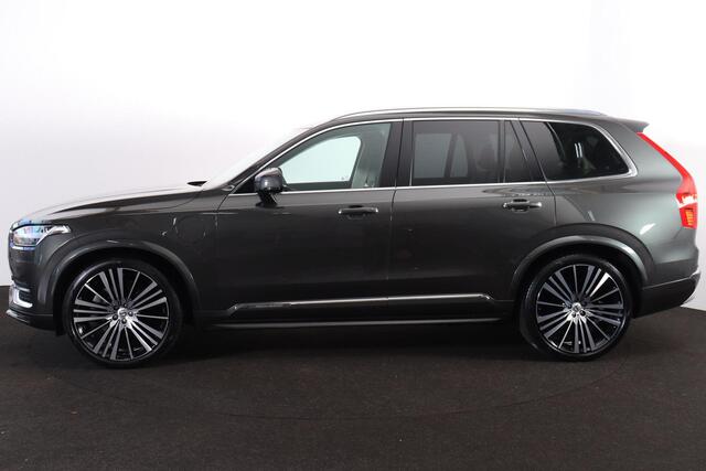 Volvo XC90 T8 Recharge AWD Ultimate Bright - Luchtvering - Panoramisch schuif-/kanteldak - Intellisafe Assist/Surround - Bowers & Wilkins Audio - 360º Camera - Head-up Display - Nappaleder - Stoelmassage - Stoelverwarming / -ventilatie - Gelaagde zijruiten - 22' LMV