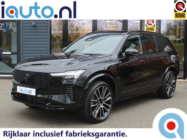 Volvo XC90 2.0 T8 456pk AWD Ultra Black Edition Pano/Bowers&Wilkins/360/Leder/Headup/Keyless/ ACC/22"/Massage/Luchtvering/Trekhaak wegkl.