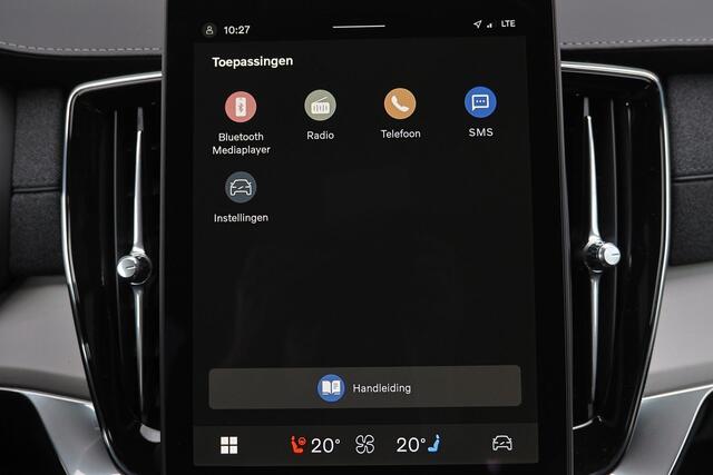 Volvo XC90 T8 Recharge AWD Ultra Dark Exec. Ed. - Luchtvering - Panorama/schuifdak - IntelliSafe Assist & Surround - 360º Camera - Bowers & Wilkins audio - Adaptieve LED koplampen - Verwarmde voorstoelen, stuur & achterbank - Parkeersensoren voor & achter - Elektr.