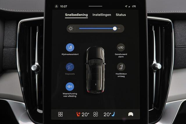 Volvo XC90 T8 Recharge AWD Ultra Dark Exec. Ed. - Luchtvering - Panorama/schuifdak - IntelliSafe Assist & Surround - 360º Camera - Bowers & Wilkins audio - Adaptieve LED koplampen - Verwarmde voorstoelen, stuur & achterbank - Parkeersensoren voor & achter - Elektr.