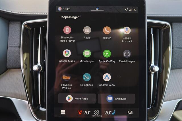 Volvo XC90 T8 Recharge AWD Ultra Bright - Luchtvering - Panorama/schuifdak - IntelliSafe Assist & Surround - 360º Camera - Bowers & Wilkins audio - Adaptieve LED koplampen - Verwarmde voorstoelen, stuur & achterbank - Parkeersensoren voor & achter - Elektr. bedienb.