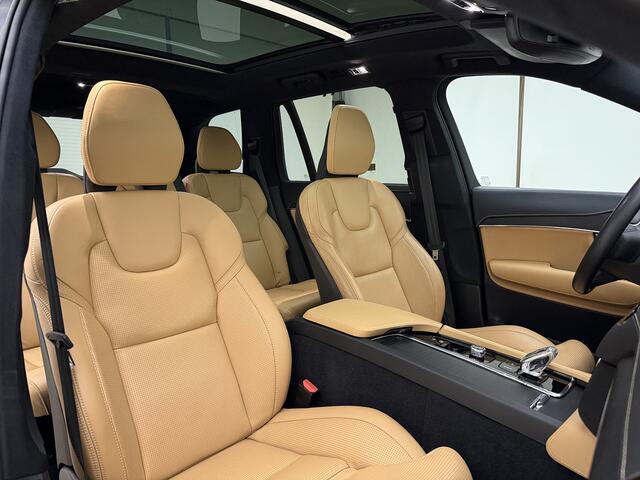 Volvo XC90 T8 390PK Automaat Recharge AWD Inscription | Nubuck Hemel | Head-up | Trekhaak | 360 Camera | Stoelverwarming/verkoeling | Memory | H & K |