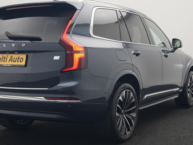 Volvo XC90 T8 Recharge AWD Ultimate Bright 7 Persoons LONG RANGE PHEV 455pk Dealer O.H. | Trekhaak Af Fabriek | Panodak | Head Up | Adaptive Cruise | 360 Camera | Bowers & Wilkins | Lederen Sportstoelen Massage & Memory & Ventilatie | Google Assistent | Stoelen & St