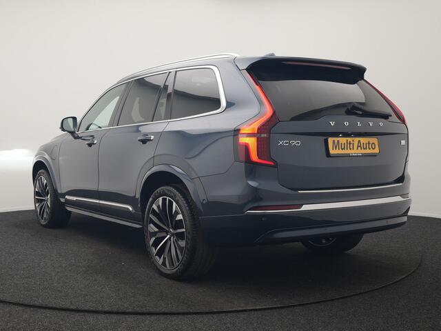 Volvo XC90 T8 Recharge AWD Ultimate Bright 7 Persoons LONG RANGE PHEV 455pk Dealer O.H. | Trekhaak Af Fabriek | Panodak | Head Up | Adaptive Cruise | 360 Camera | Bowers & Wilkins | Lederen Sportstoelen Massage & Memory & Ventilatie | Google Assistent | Stoelen & St