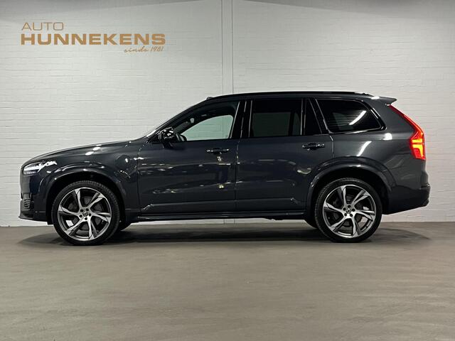 Volvo XC90 2.0 T8 Recharge AWD R-Design *long rang* Luchtvering | Trekhaak | Open dak | Adapt. cruise | Stoel-/stuurverwarming | 360 camera | Stoelventilatie | 22" wielen