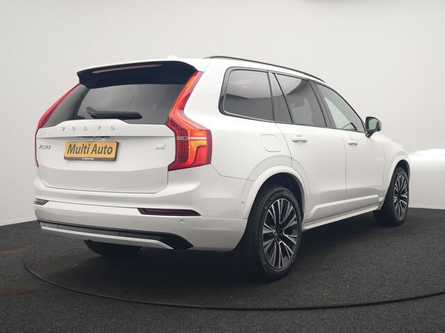 Volvo XC90 T8 Recharge AWD R-Design 7 Persoons LONG RANGE PHEV 455pk Dealer O.H. | Trekhaak Af Fabriek | Luchtvering | Panodak | Adaptive Cruise | 360 Camera | Harman / Kardon | Lederen Sportstoelen Memory & Ventilatie | Stuur Verwarmd | Keyless | Blis | 20"L.M | Pl