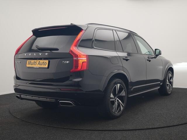 Volvo XC90 T8 Twin Engine AWD R-Design 7 Persoons PHEV 392pk Dealer O.H | Trekhaak Af Fabriek | Adaptive Cruise | Harman / Kardon | Lederen Sportstoelen Memory & Verwarmd | Apple Carplay | Navigatie | Virtual | DAB | 20"L.M | Plug In Hybrid |