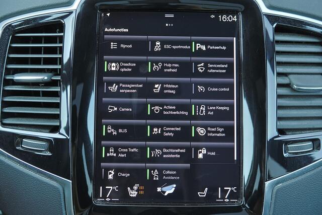 Volvo XC90 T8 Recharge AWD R-Design - Panorama/schuifdak - IntelliSafe Assist & Surround - 360º Camera - Harman/Kardon audio - Adaptieve LED koplampen - Verwarmde voorstoelen, stuur & achterbank - Parkeersensoren voor & achter - Elektr. bedienb. voorstoelen met gehe