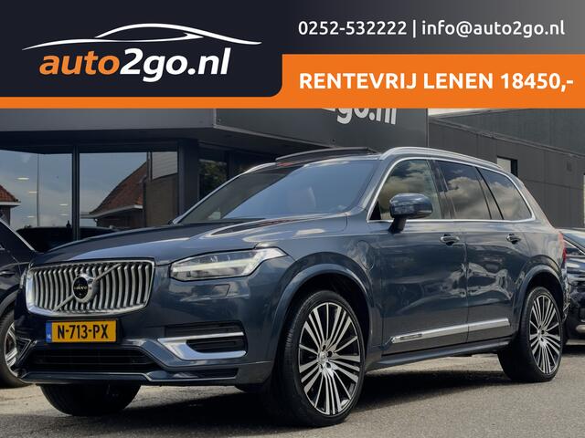 Volvo XC90 2.0 T8 AUT8 RECHARGE AWD INSCRIPTION EXCLUSIVE 7 PERS PANODAK LEDER NAVI CAMERA DIGI-DASH APPLE-CARPLAY LED LMV-22INCHE PDC