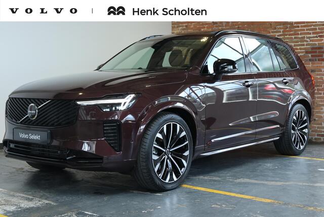 Volvo XC90 T8 Plug-in hybrid AWD Ultra Dark | Luchtvering | Panoramadak | Trekhaak | Premium audio by Bowers&Wilkins | Verwarmbare voorstoelen met massagefunctie |