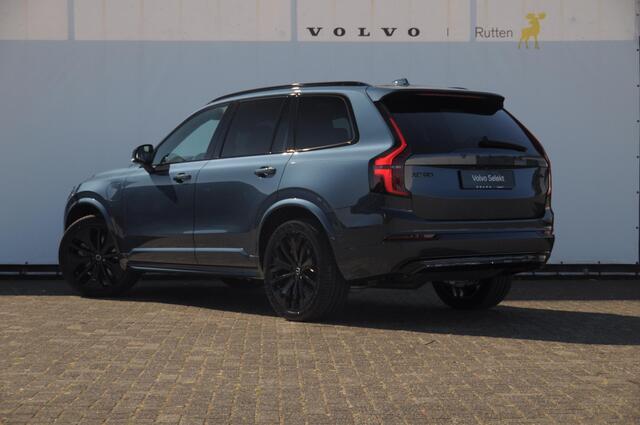 Volvo XC90 T8 455PK Automaat AWD Ultra Black Edition / Stoelmassage - en ventilatie Luchtvering / Trekhaak / Panoramadak / Google services / Elektrisch bedienbare voorstoelen met geheugen / Stoelverwarming voor en achter