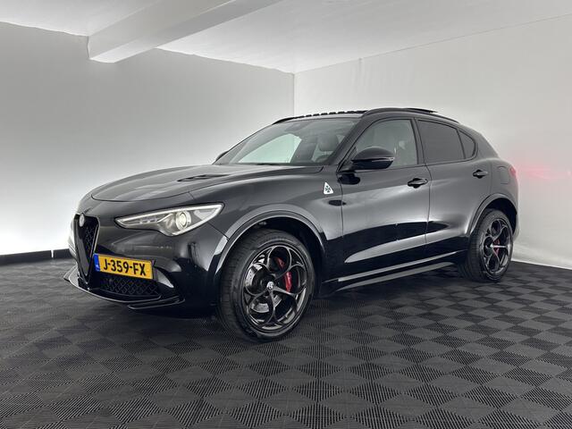 Alfa Romeo Stelvio 2.9 V6 AWD Quadrifoglio Aut. *PANO | LUXURY-LEATHER | XENON | ADAPTIVE-CRUISE | BLIND-SPOT | HARMAN/KARDON | MEMORY-PACK | HEATED-SPORTSEATS | DAB+ | KEYLESS | CARPLAY | NAVI-FULLMAP | | 20''ALU*