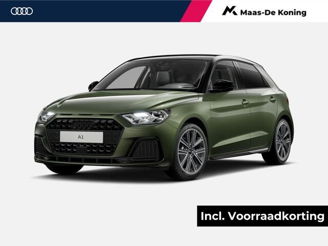 Audi A1 Sportback 25 TFSI Advanced edition 95 PK · Parkeerhulp plus · Achteruitrijcamera · 3-spaaks sport mf+ afgevlakt
