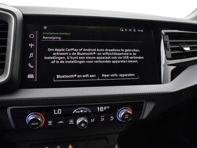 Audi A1 Sportback 30 Tfsi 115pk Advanced edition · Apple/Android Car Play · Cruise Control · P-Sensoren · Getint Glas · 17'' Inch · Garantie t/m 01-07-2028 of 80.000km