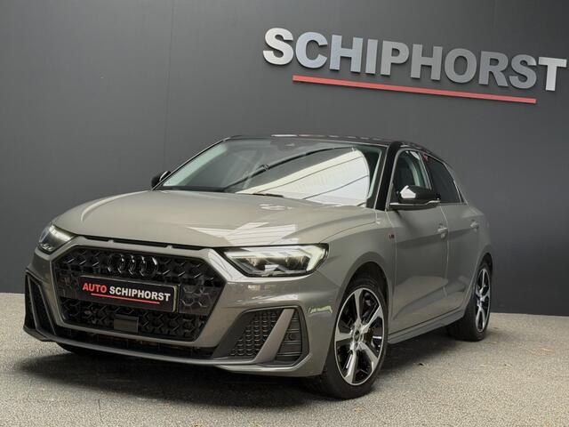Audi A1 Sportback 30 TFSI 110pk S-line chronos grijs/zwart dak/carplay