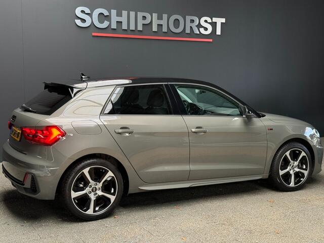 Audi A1 Sportback 30 TFSI 110pk S-line chronos grijs/zwart dak/carplay