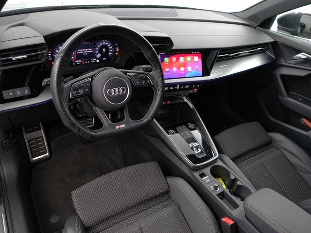 Audi A3 Limousine 35 TFSI S edition one Aut- Sport Leder Interieur, Carplay, Sfeerverlichting, Stoelverwarming, Virtual Cockpit