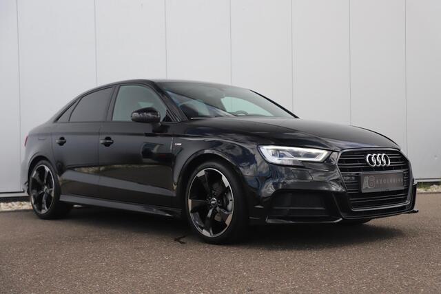 Audi A3 Limousine 35 TFSI CoD S Line Sport 150PK Automaat Black optic Virtual Cockpit 18 inch Navigatie Clima Cruise Stoelverwarming PDC Carplay Android Bluetooth Full LED All-Season Banden