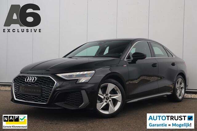 Audi A3 Limousine 30 TFSI S Line Sport edition Automaat Virtual Cockpit LED Matrix S Sportstoelen Half Leder Navigatie Clima Cruise Lane Assist Parkeersensor