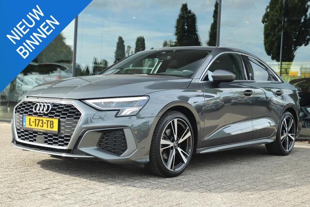 Audi A3 LIMOUSINE 30 TFSI S EDITION AUT. | 3X S-LINE | VIRTUAL COCKPIT | LED | LEDER | STOELVERW. | CARPLAY