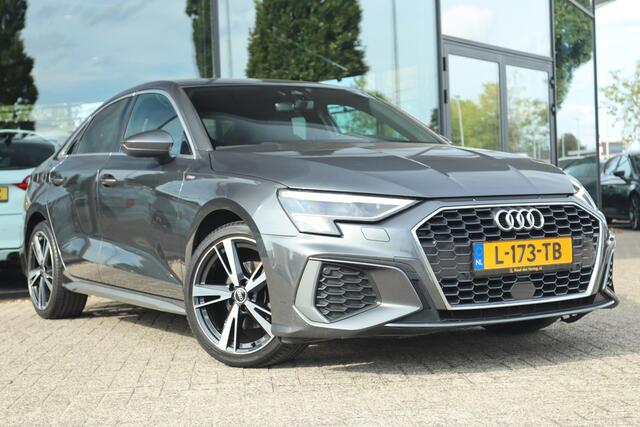 Audi A3 LIMOUSINE 30 TFSI S EDITION AUT. | 3X S-LINE | VIRTUAL COCKPIT | LED | LEDER | STOELVERW. | CARPLAY
