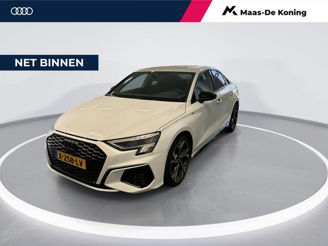 Audi A3 Limousine 30 TFSI 110pk S-tronic Edition One · S Line · Apple/Android Car Play · Navigatie · Afneembare Trekhaak · P-Sensoren · 18'' Inch · Garantie t/m 13-03-2028 of 100.000km