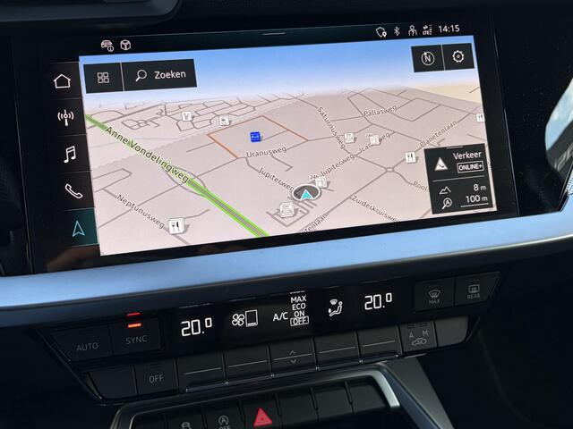 Audi A3 Limousine 30 TFSi Automaat S-Line | Zwart Optiek | LED | Keyless | Navigatiesysteem | CarPlay | Digitaal Dashboard | Adaptive Cruise | 18 Inch | 11.292 Km!!