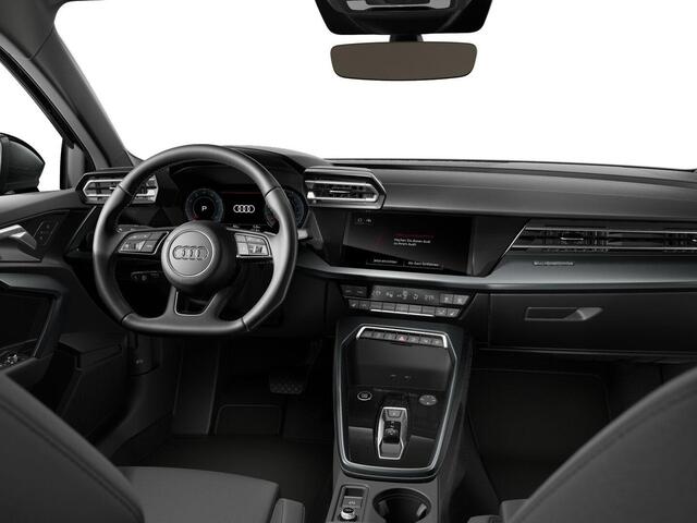 Audi A3 Limousine Advanced edition 35 TFSI 150 PK · Assistentiepakket driving + parking plus · Comfortpakket plus · Optiekpakket zwart plus
