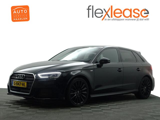 Audi A3 SPORTBACK 35 TFSI 150pk S Line Black Optic Aut- Virtual Cockpit, Xenon Led, Ada Cruise, Stoelverwarming, Leder Sport Interieur