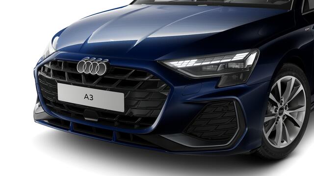 Audi A3 SPORTBACK A3 30 TFSI 116 S tronic S edition Automaat | S line-interieur met sportstoelen en zwarte stoffen-kunstlederen bekleding | Assistentiepakket Rijden en Parkeren Plus | Ledkoplampen, ledachterlichten, dynamische knipperlichten achter | Privacy glas (donker g