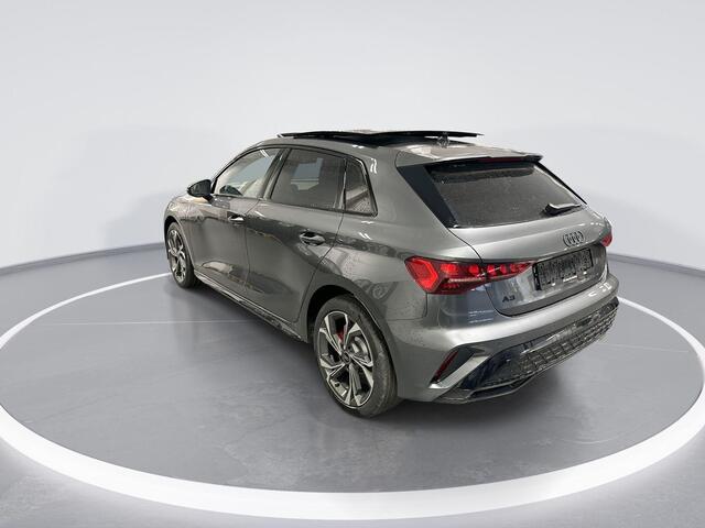 Audi A3 SPORTBACK 45 TFSIe 272pk S-Tronic S Edition Competition · Panoramadak · Camera · Keyless · Optiekpakket Zwart · Side Assist · 18"Velgen · Drive Select · Garantie t/m 15-04-2027