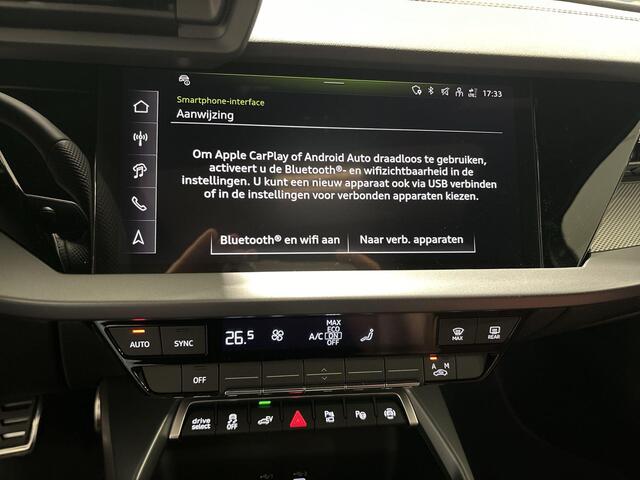 Audi A3 SPORTBACK 45 TFSIe 272pk S-Tronic S Edition Competition · Panoramadak · Camera · Keyless · Optiekpakket Zwart · Side Assist · 18"Velgen · Drive Select · Garantie t/m 15-04-2027